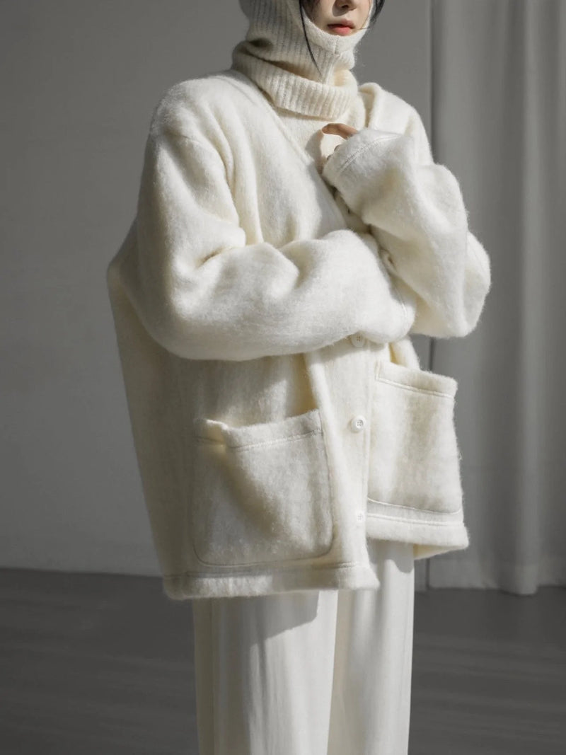 LUXE OVERSIZED MOHAIR CARDIGAN