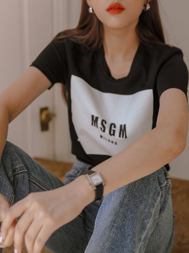 MSGM MILANO PRINTED T-SHIRT