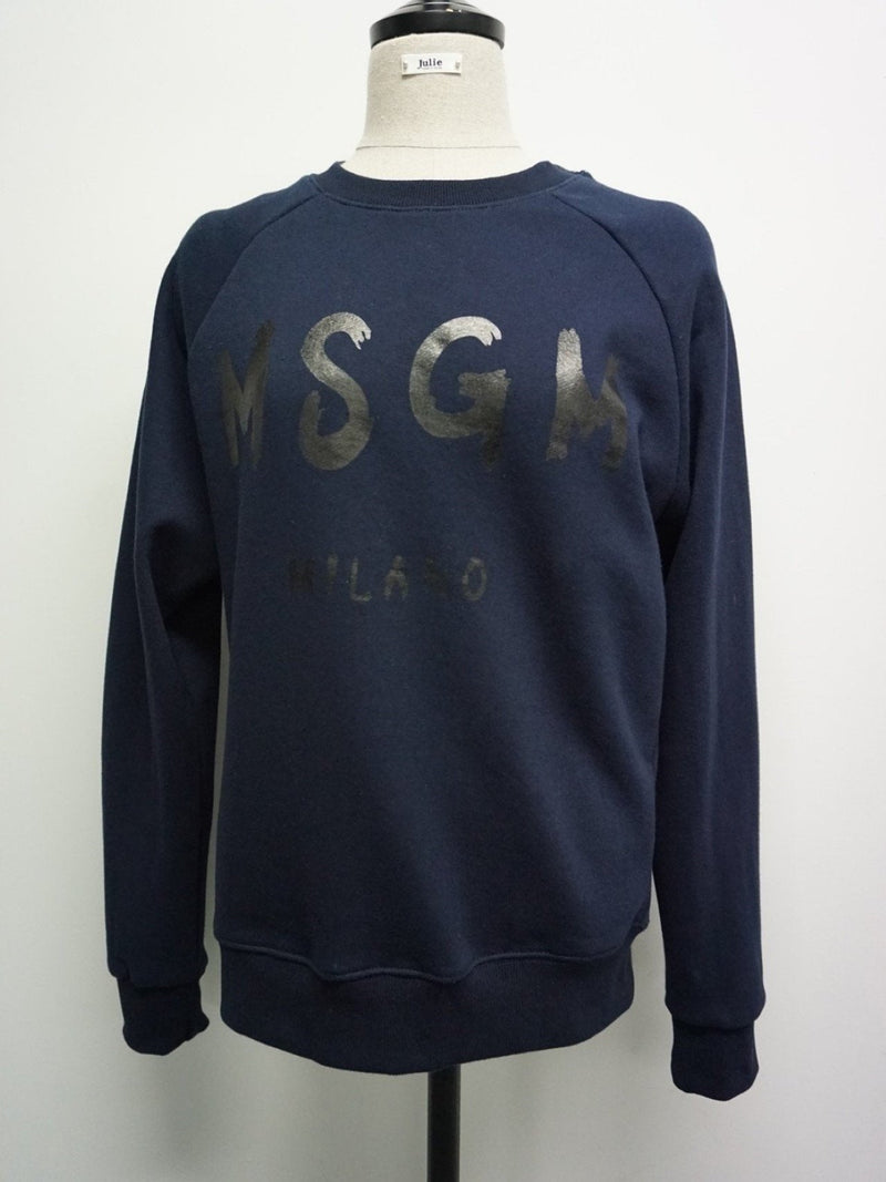 MSGM PRINTED COTTON SWEATSHIRT