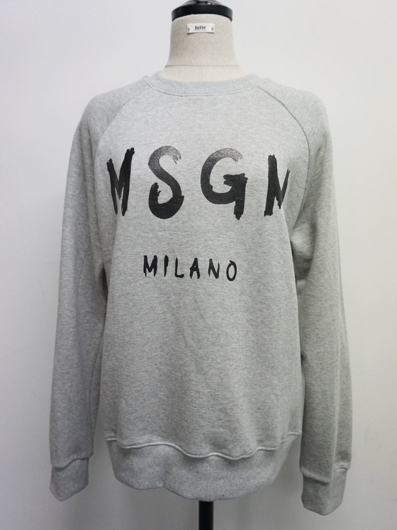 MSGM PRINTED COTTON SWEATSHIRT