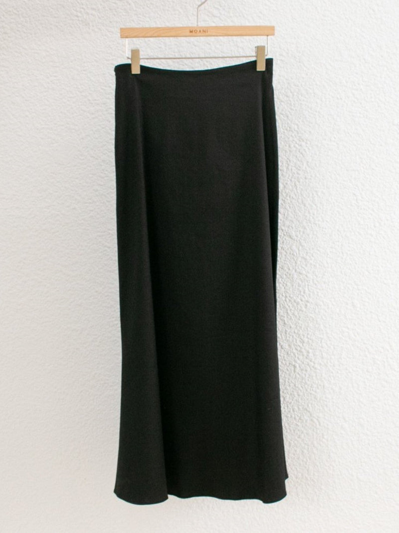 MAXI LINEN SKIRT WITH SIDE SLIT