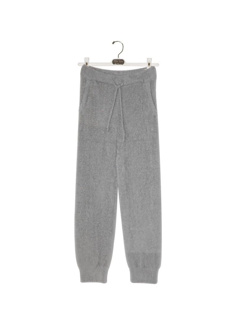 MINK HAIR KNIT SWEATPANTS