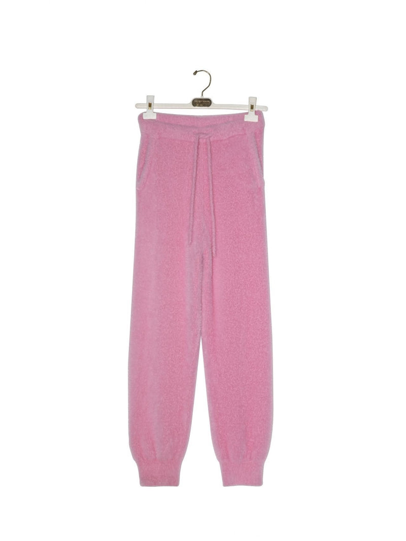 MINK HAIR KNIT SWEATPANTS