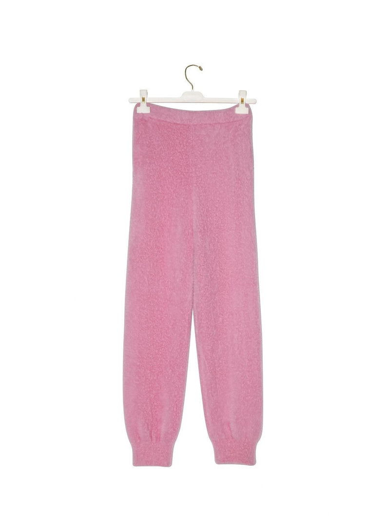 MINK HAIR KNIT SWEATPANTS