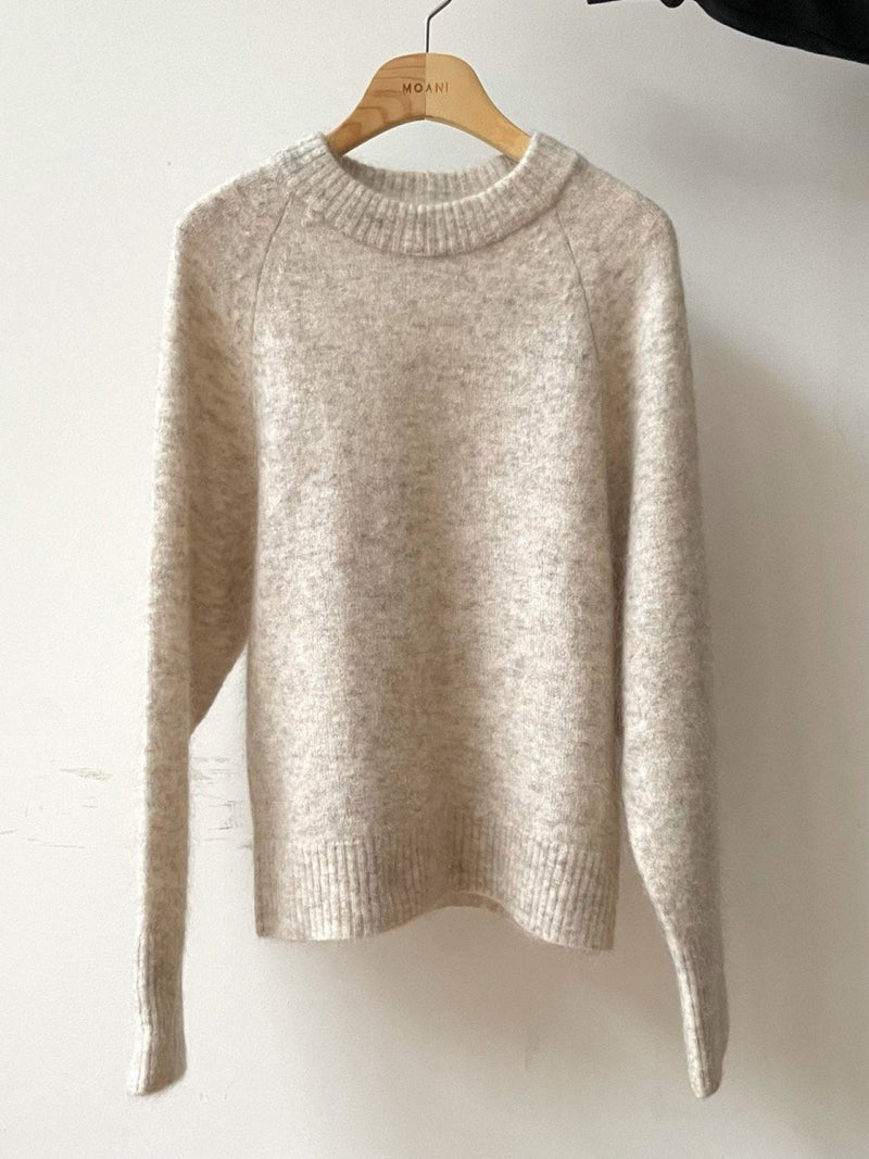 MOHAIR ROUND NECK KNIT