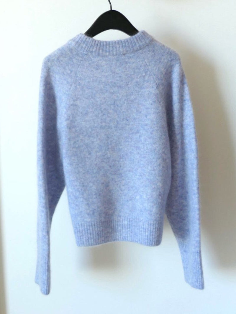 MOHAIR ROUND NECK KNIT