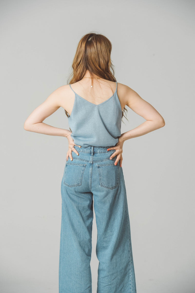 SUMMER LINEN KNIT TANK