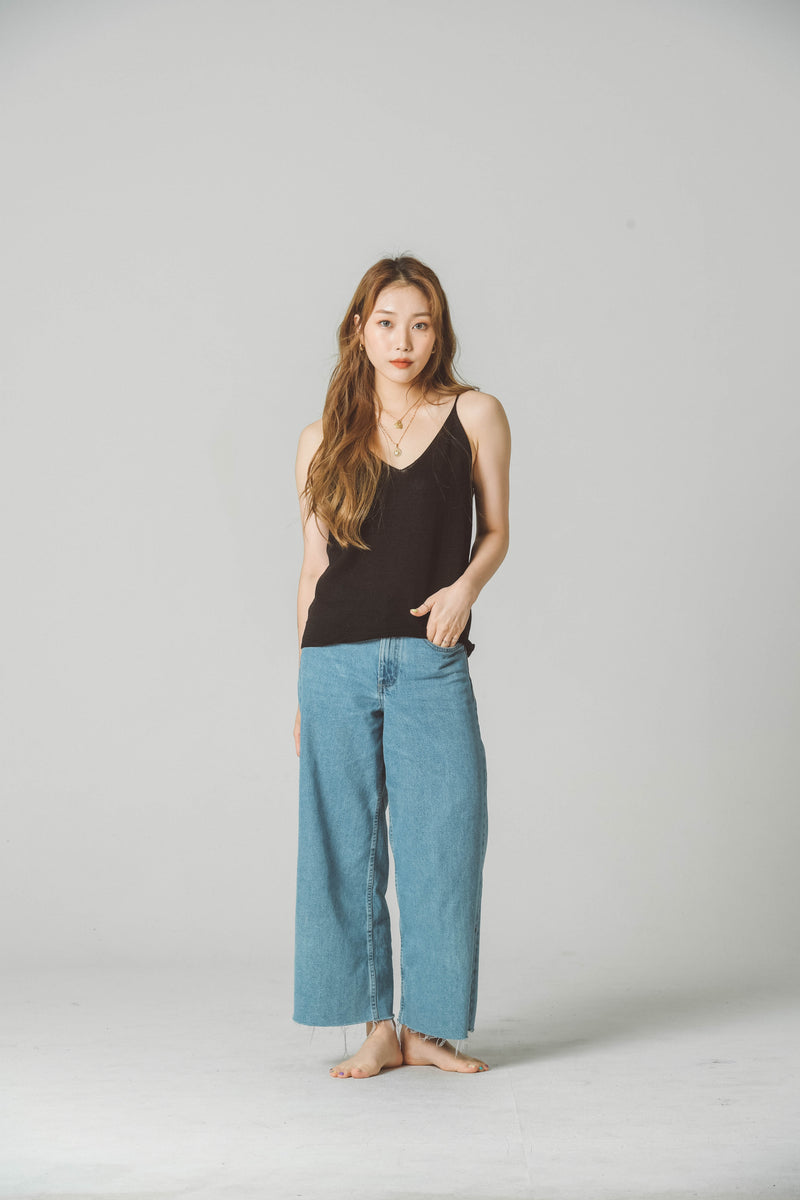 SUMMER LINEN KNIT TANK