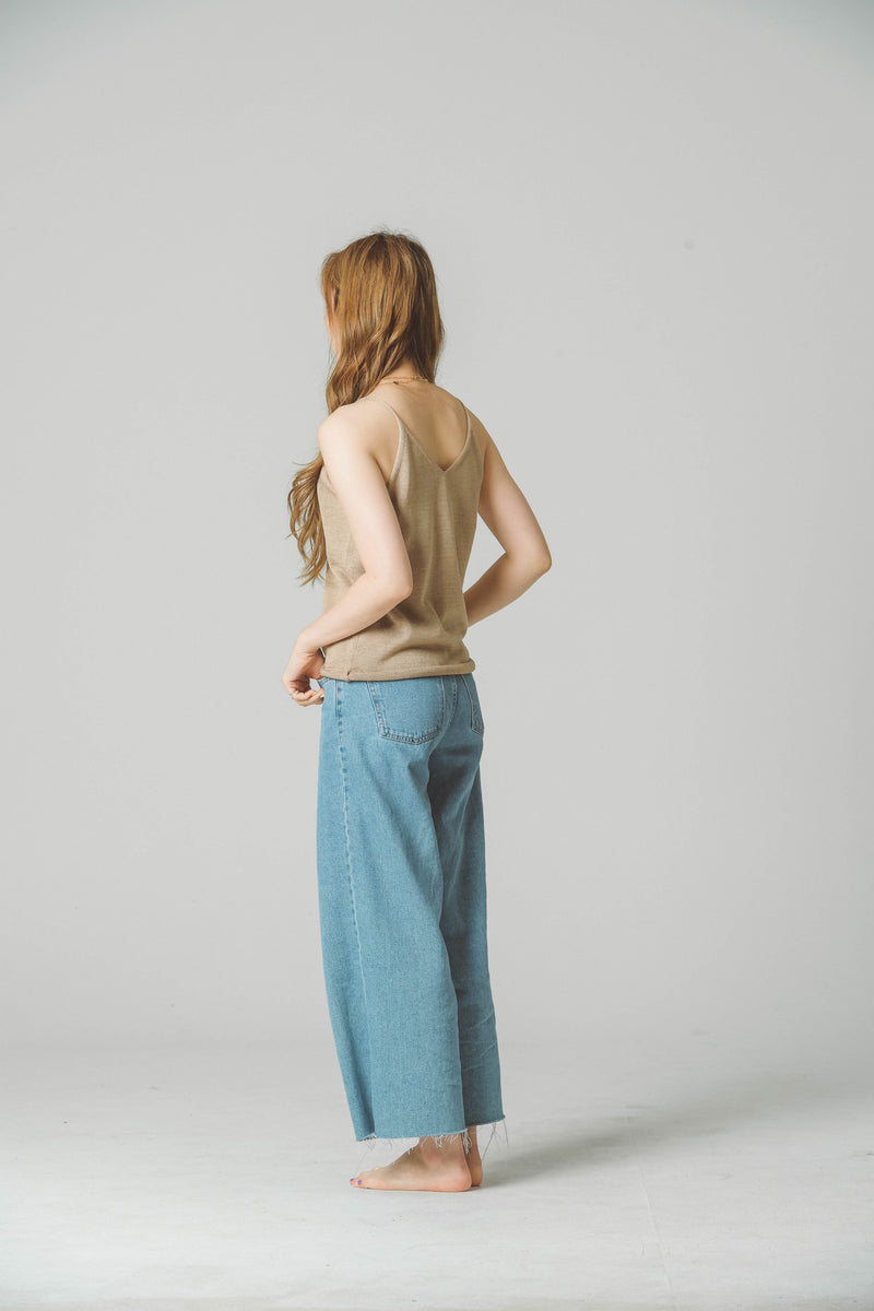 SUMMER LINEN KNIT TANK