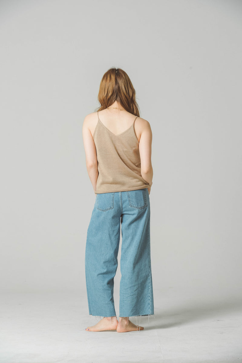 SUMMER LINEN KNIT TANK