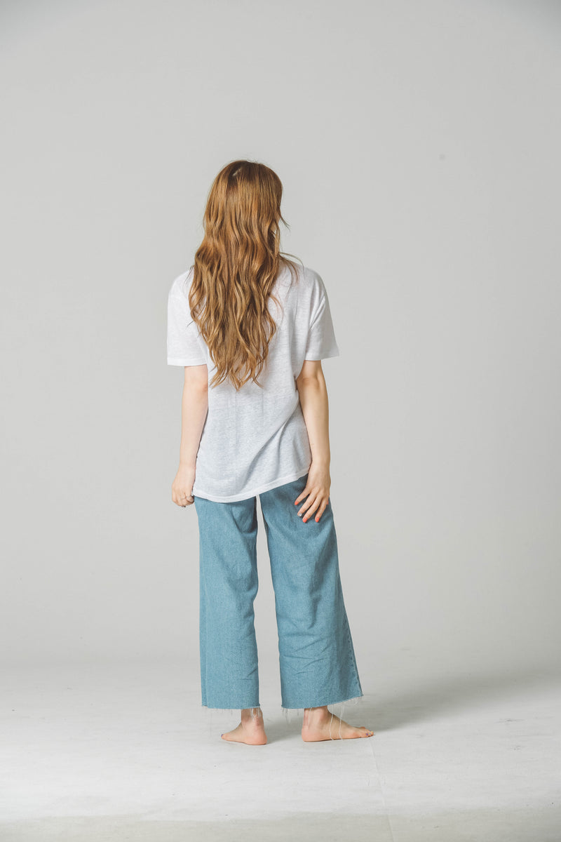 LINEN SHORT SLEEVE T-SHIRT
