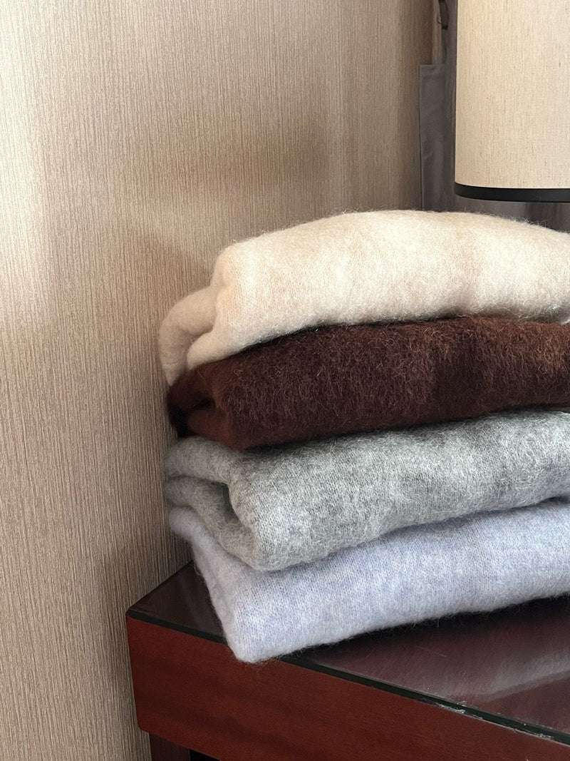 NEROLI MOHAIR V NECK KNIT