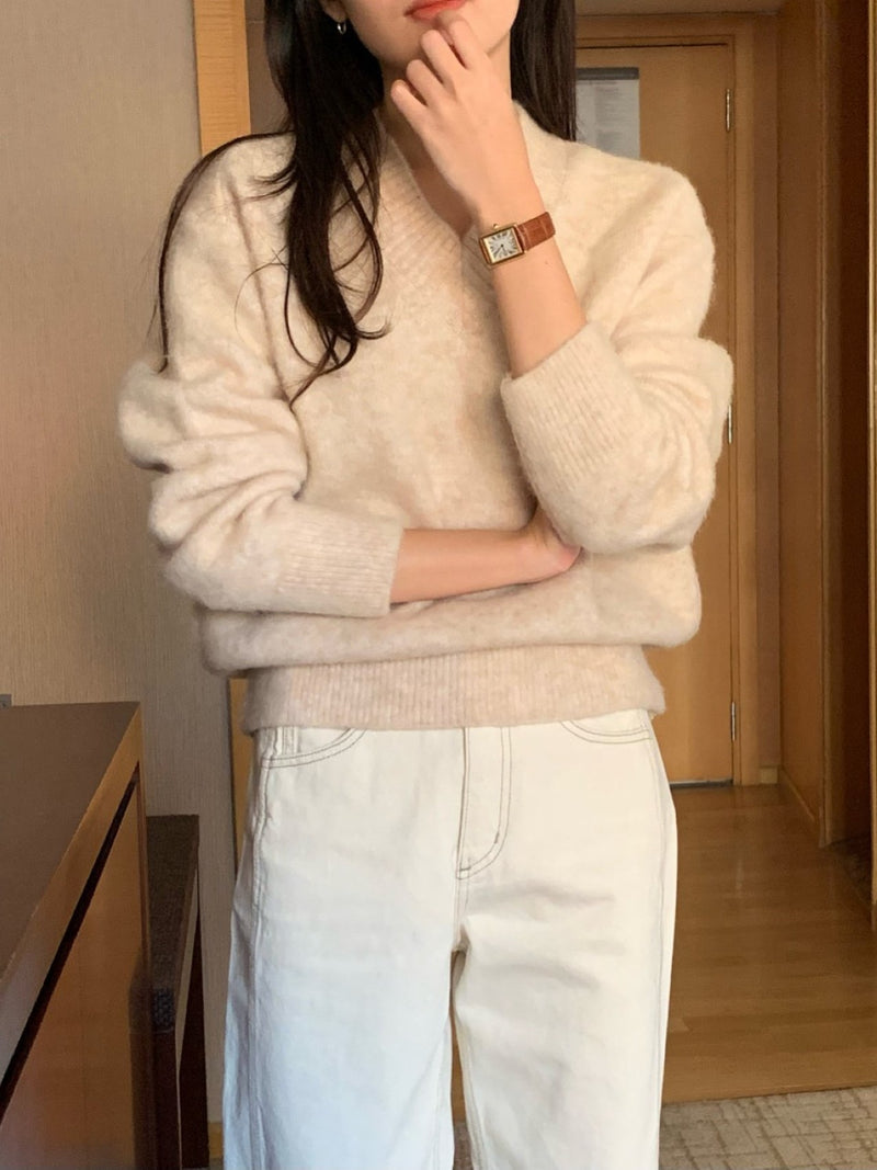 NEROLI MOHAIR V NECK KNIT