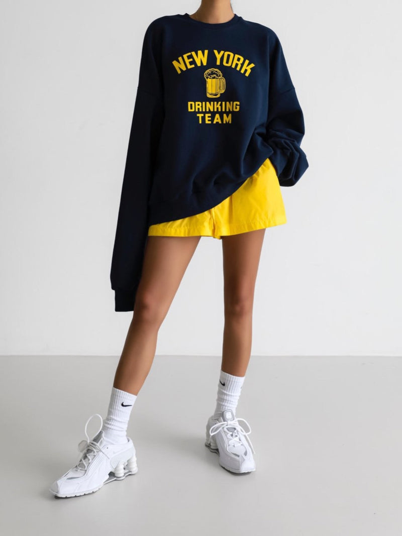 NEW YORK DRINKING TEAM OVERSIZED SWEATSHIRT