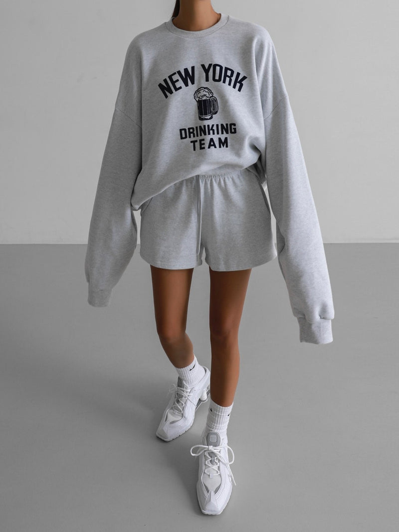 NEW YORK DRINKING TEAM OVERSIZED SWEATSHIRT