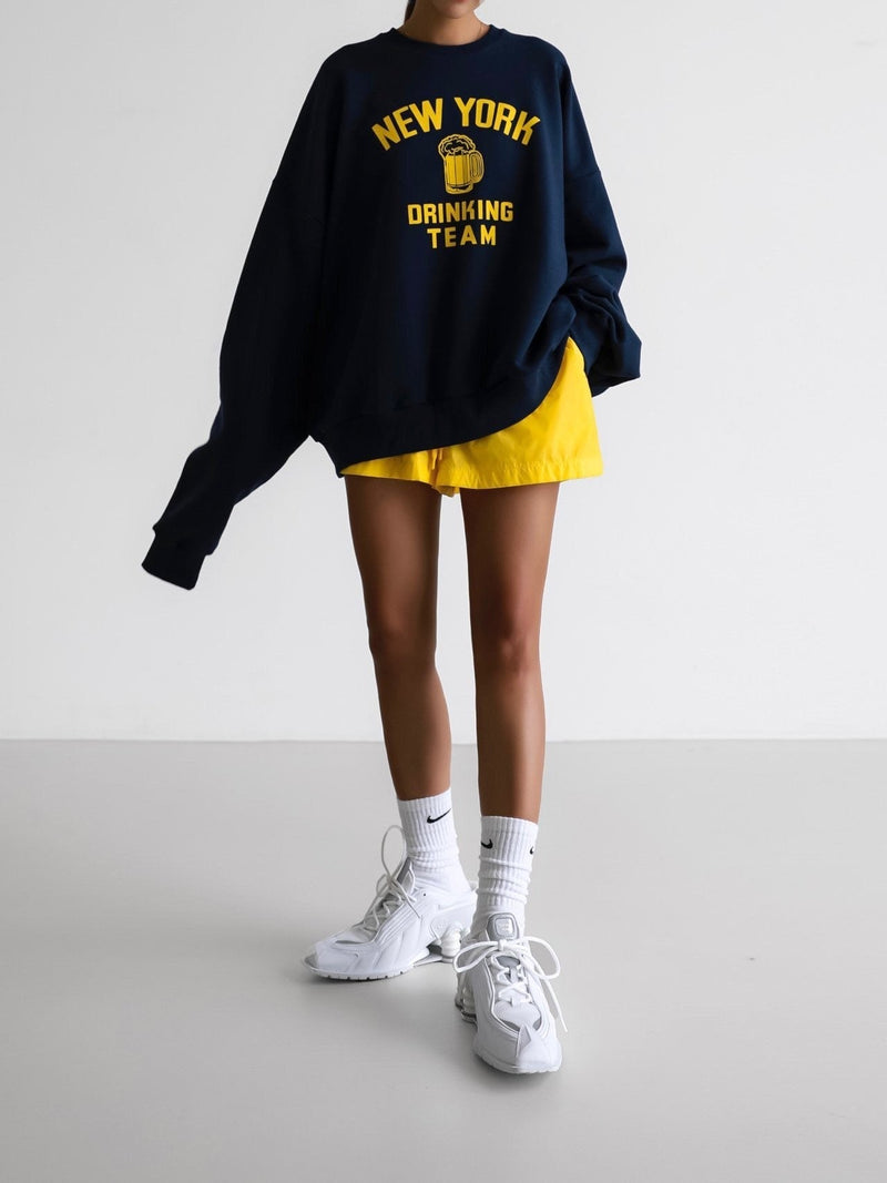 NEW YORK DRINKING TEAM OVERSIZED SWEATSHIRT