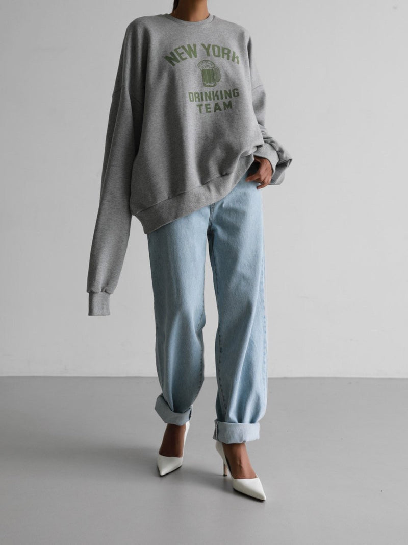 NEW YORK DRINKING TEAM OVERSIZED SWEATSHIRT