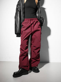 NYLON TECHNICAL CARGO JOGGER PANTS