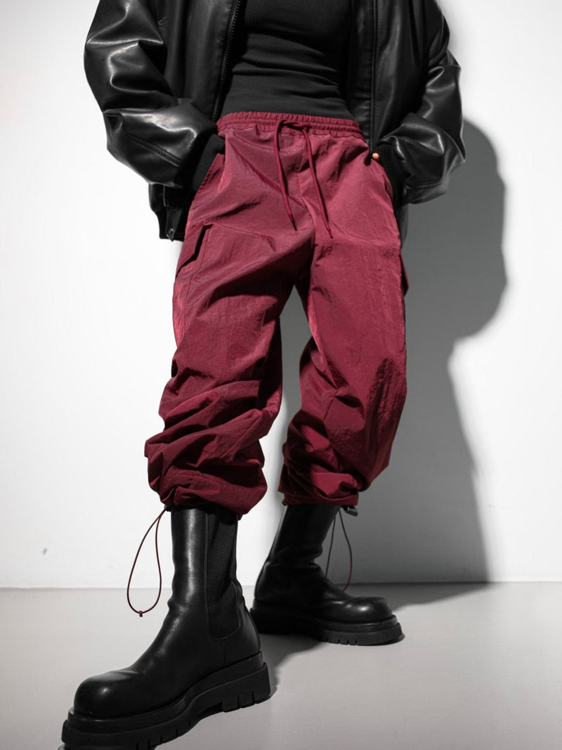 NYLON TECHNICAL CARGO JOGGER PANTS