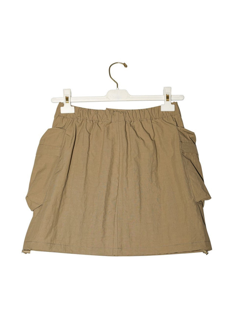 NYLON TECHNICAL POCKET DETAIL SKIRT