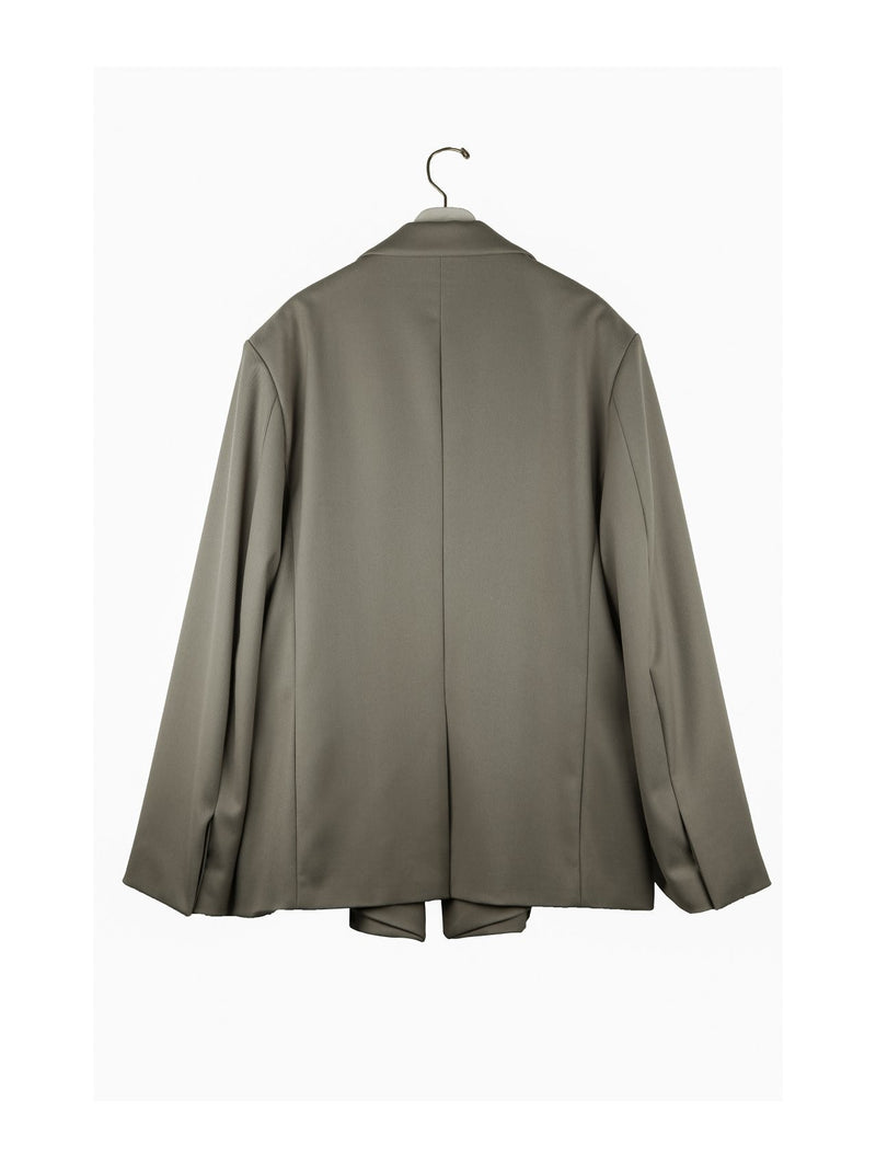 OVERSIZED BUTTONLESS TAILORED BLAZER