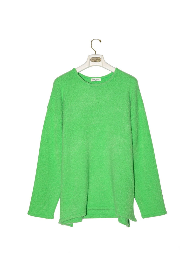 OVERSIZED CHUNKY BOUCLE LONG SLEEVED KNIT