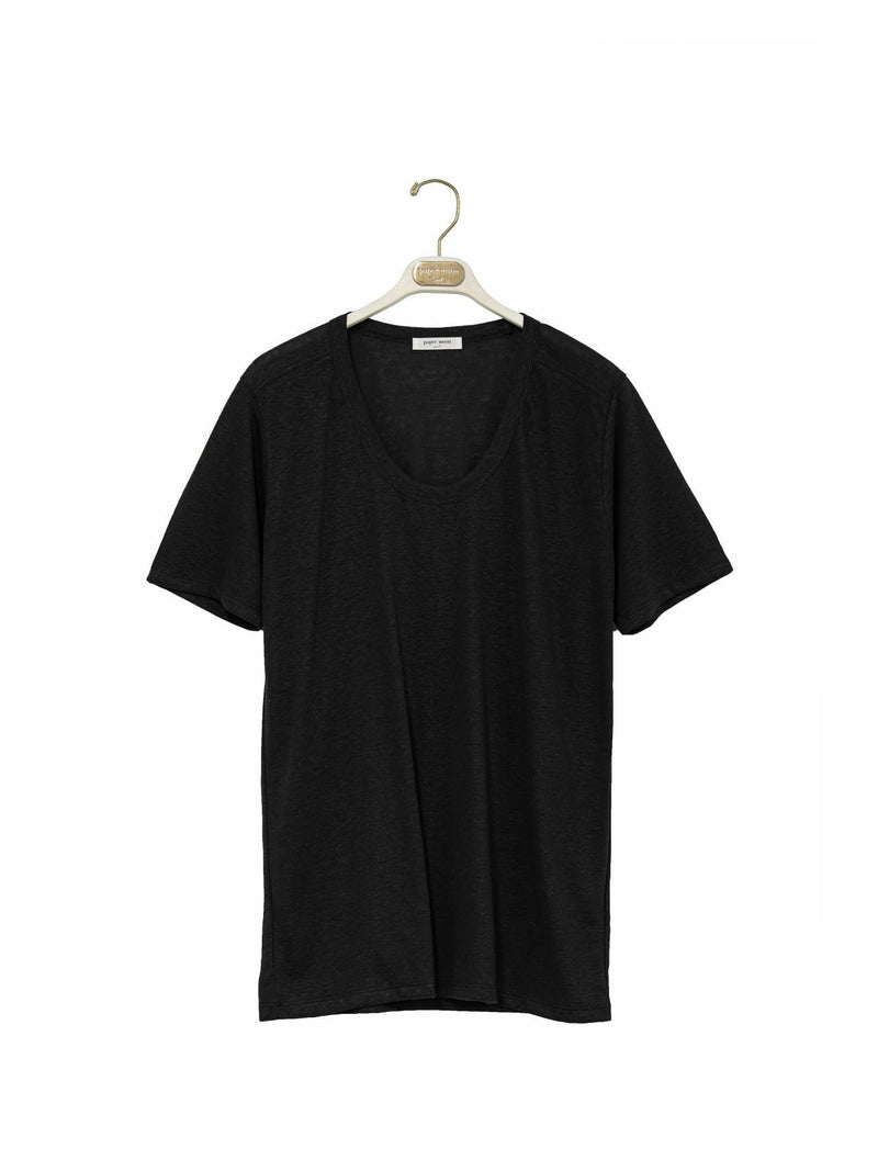 OVERSIZED HEMP U-NECK T-SHIRT