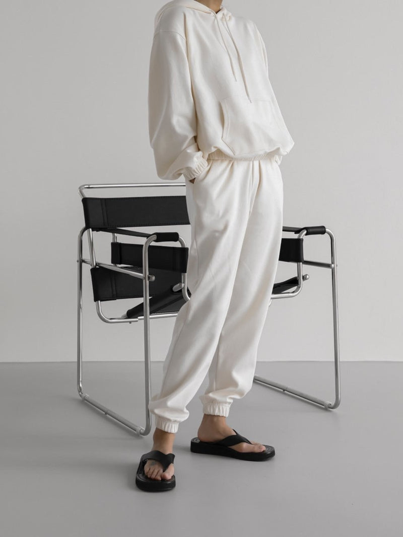 OVERSIZED JERSEY SET UP HOODIE