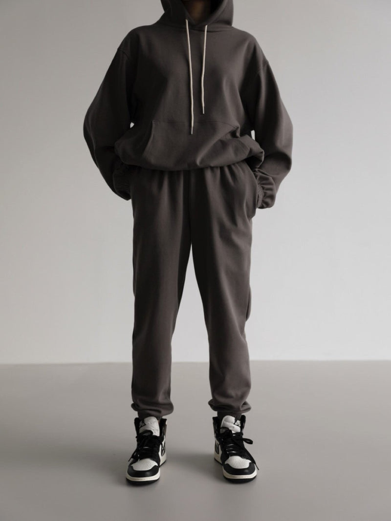 OVERSIZED JERSEY SET UP HOODIE