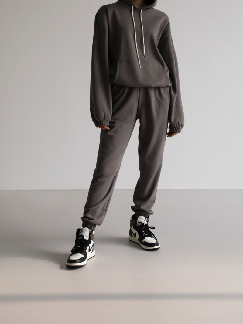 OVERSIZED JERSEY SET UP HOODIE