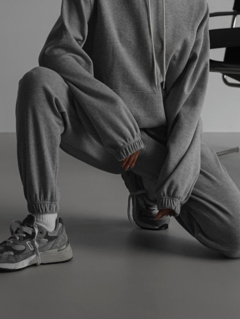 OVERSIZED JERSEY SET UP HOODIE