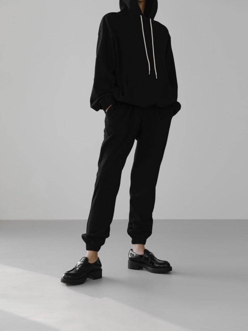 OVERSIZED JERSEY SET UP HOODIE