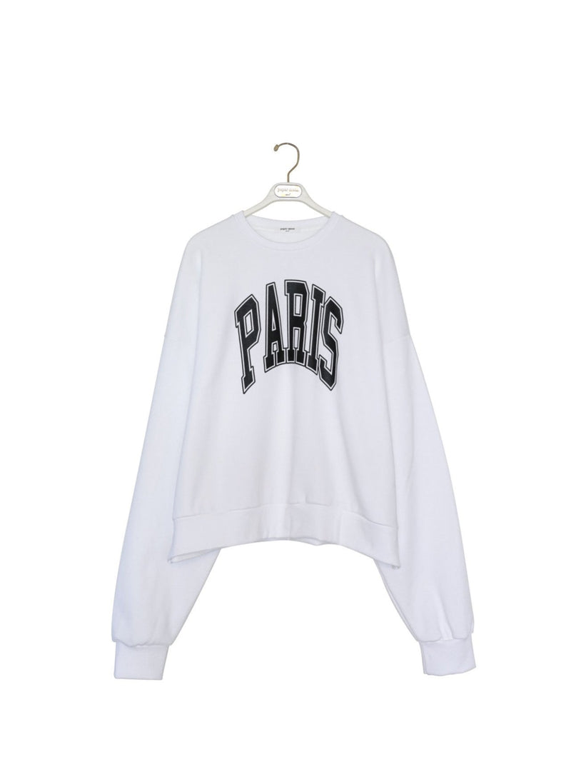 OVERSIZED PARIS PRINTED SWEATSHIRT