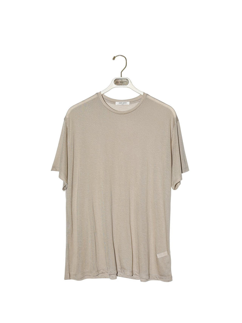 OVERSIZED SHEER HALF SLEEVE T-SHIRT