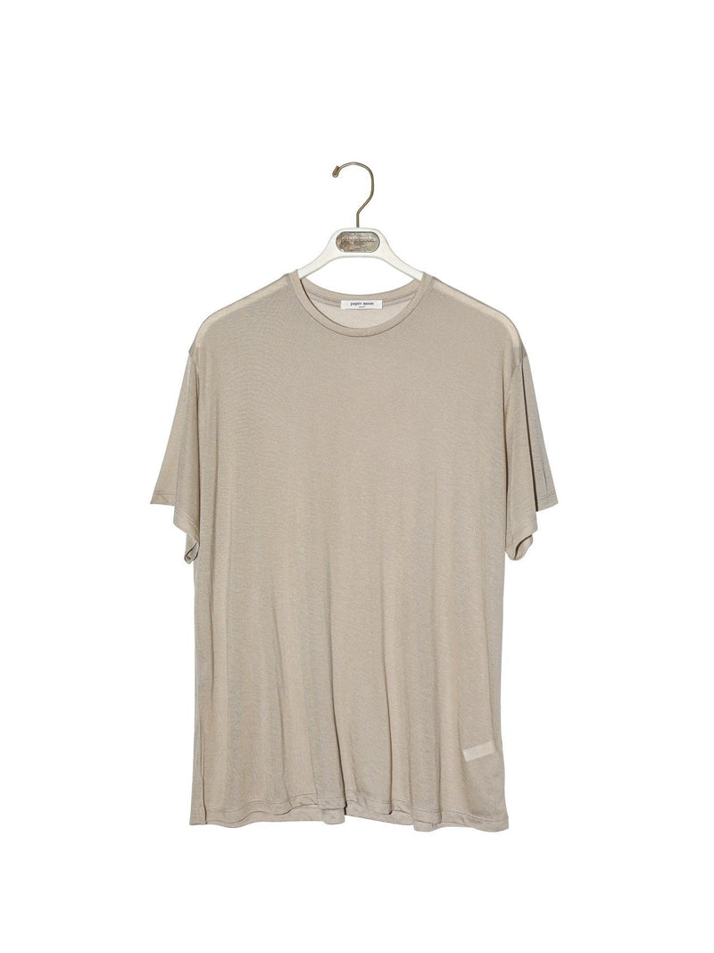 OVERSIZED SHEER HALF SLEEVE T-SHIRT
