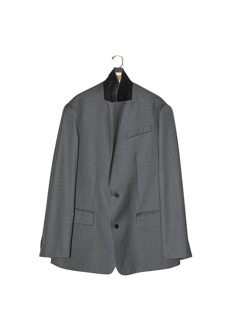 OVERSIZED SINGLE BREASTED WOOL BLAZER