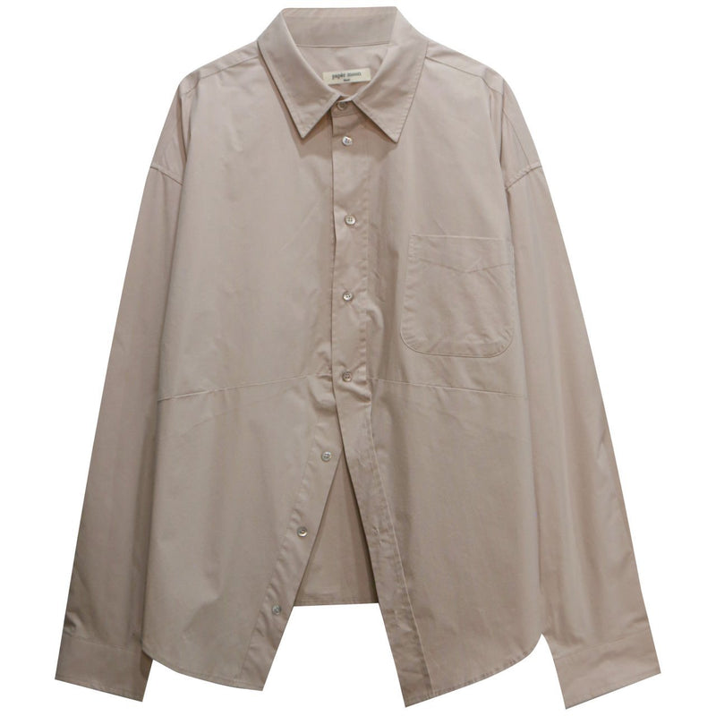 OVERSIZED TWO WAY COTTON SHIRT