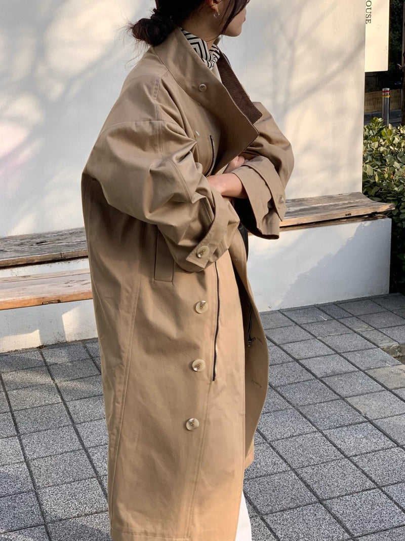 POCKET OVERSIZED TRENCH COAT