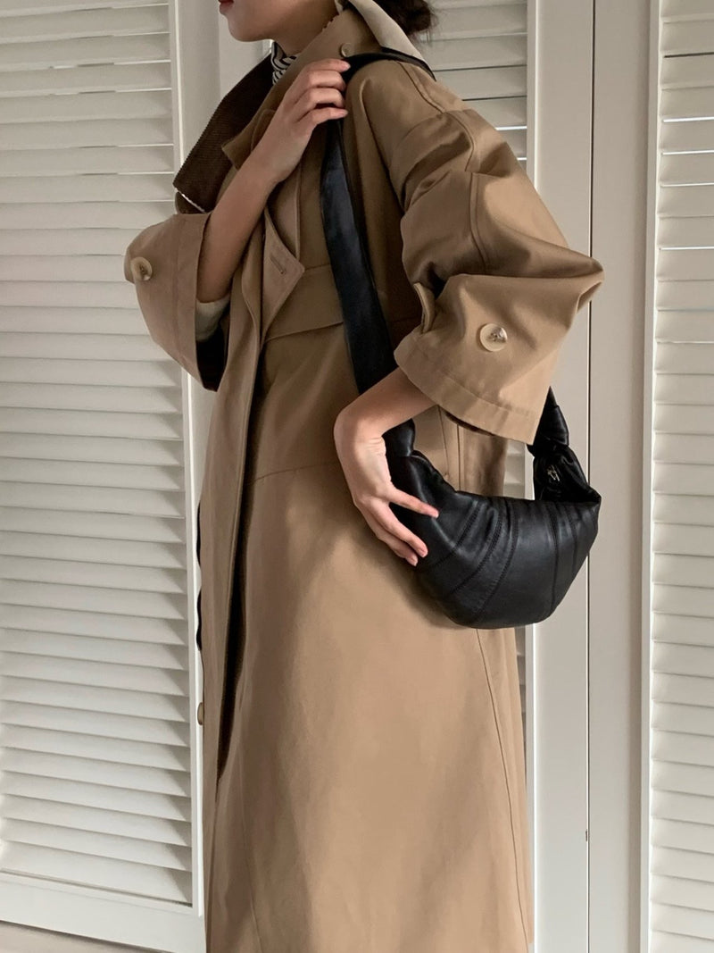 POCKET OVERSIZED TRENCH COAT