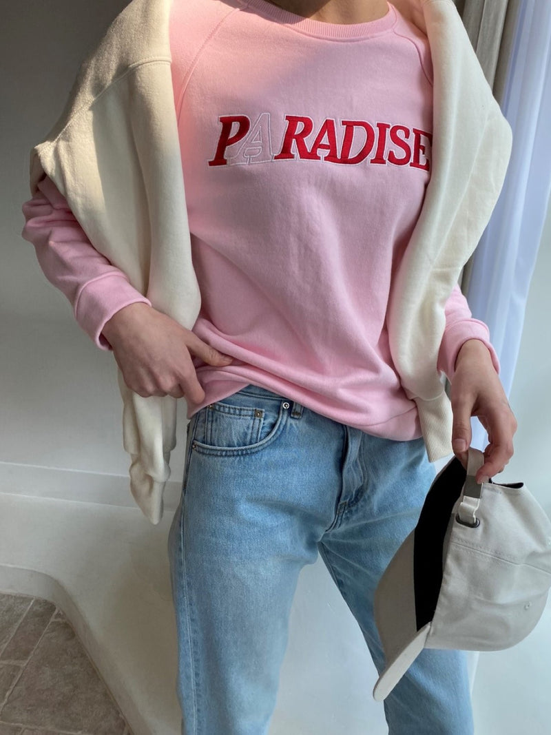 PARADISE PRINTED COTTON SWEATSHIRT