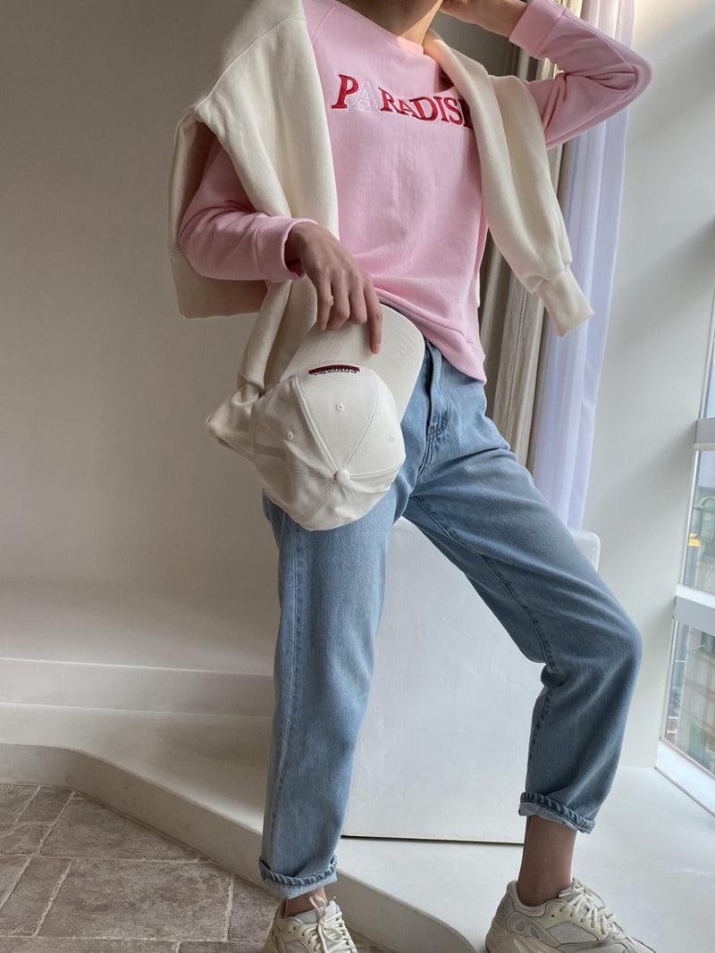PARADISE PRINTED COTTON SWEATSHIRT