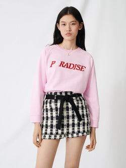 PARADISE PRINTED COTTON SWEATSHIRT