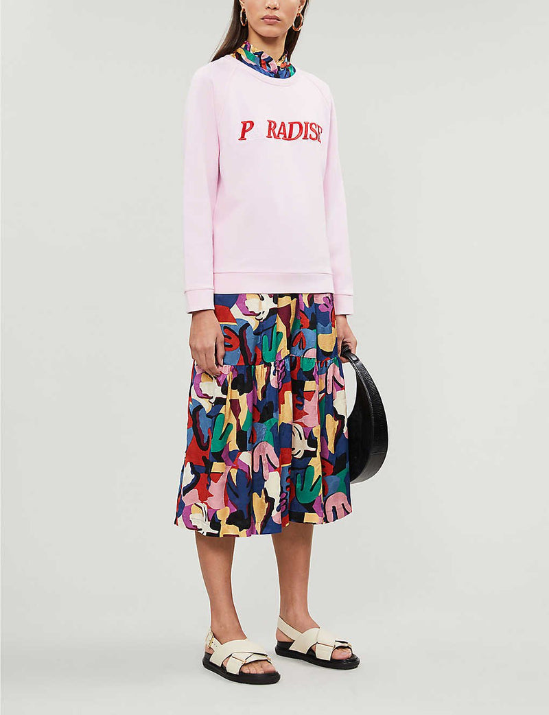 PARADISE PRINTED COTTON SWEATSHIRT