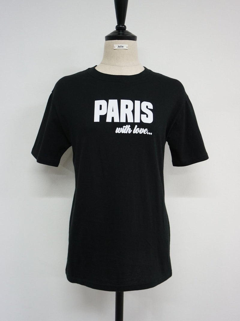 PARIS WITH LOVE PRINTED T-SHIRT