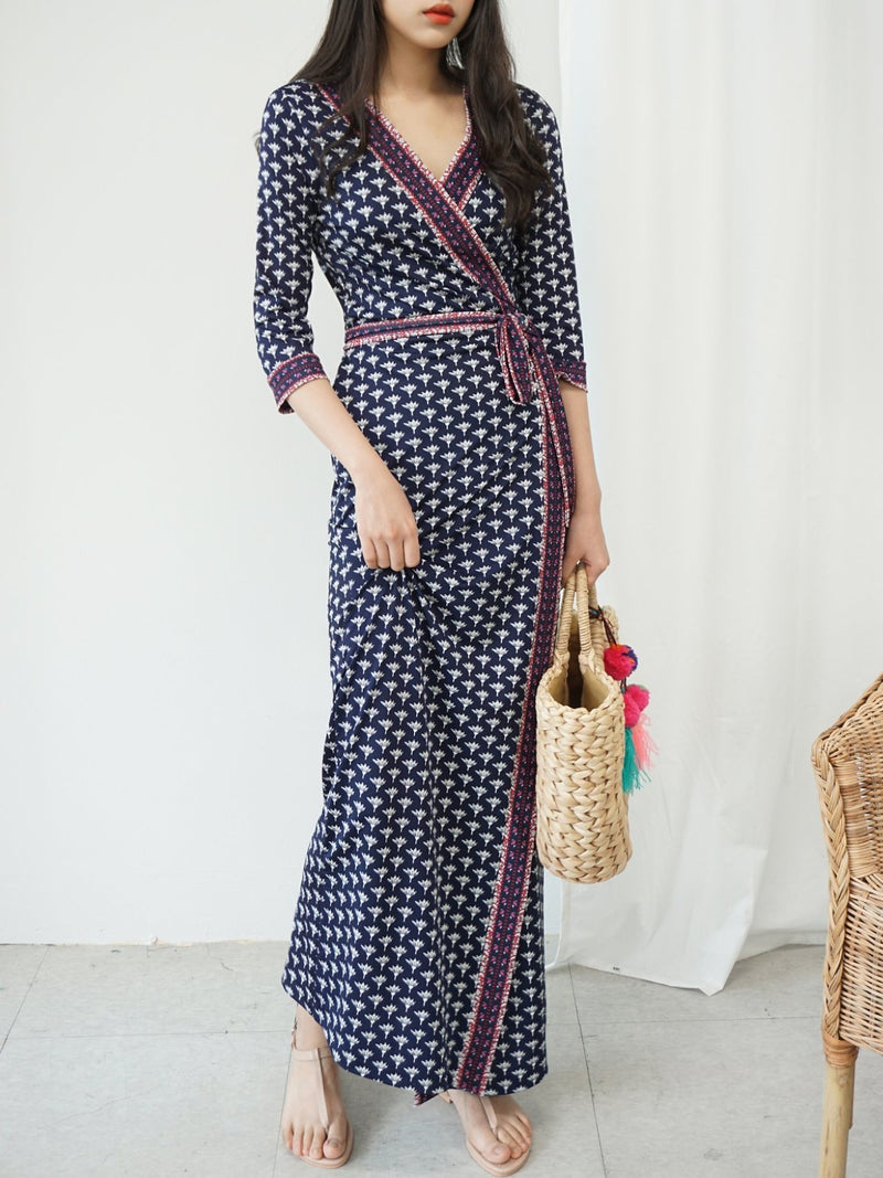 PEACE FARM MAXI DRESS