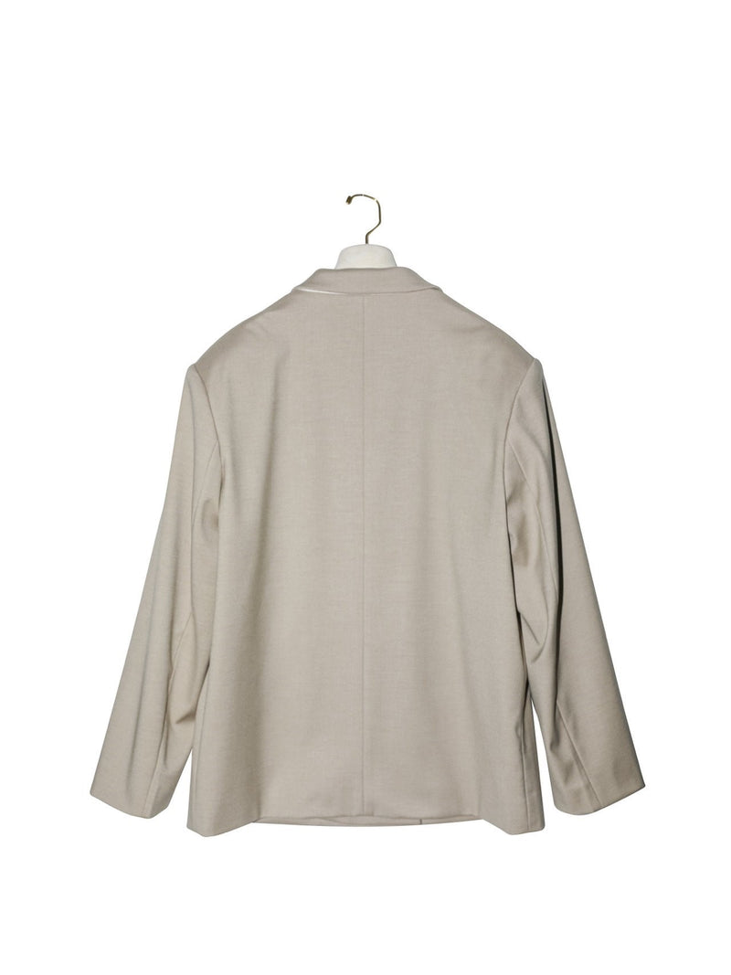PEAKED LAPEL DOUBLE BREASTED BLAZER
