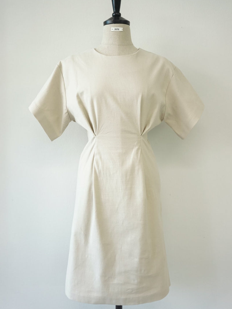 PIN TUCK SHIFT DRESS