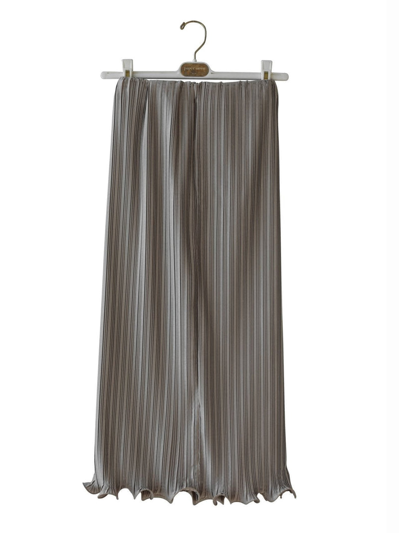 PLEATED WAVE MIDI SKIRT