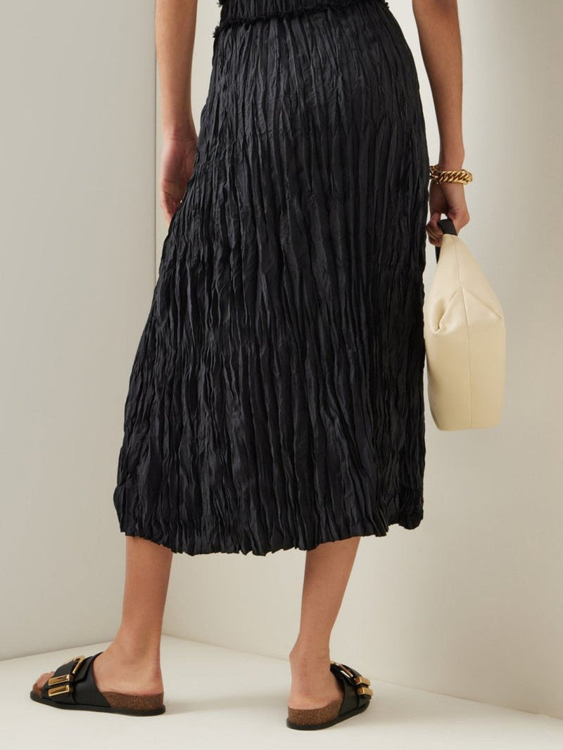 PLEATED WRINKLE SKIRT