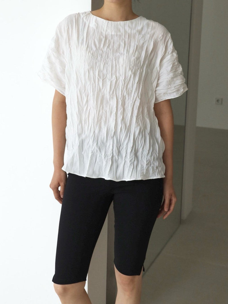 PLEATED WRINKLE BLOUSE